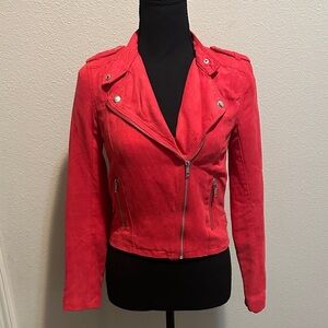 H&M Suede Biker Jacket